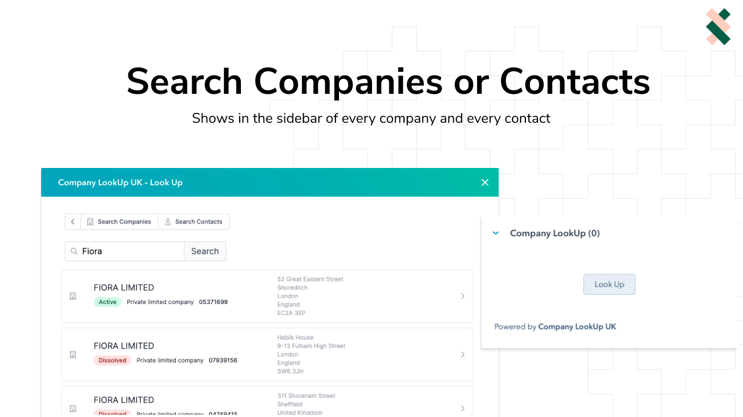 Search Companies and Contacts